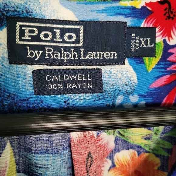 Polo Ralph Lauren Hawaiian Button Down Shirt XL - Picture 4 of 10